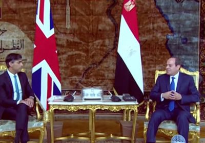 السيسي لـ&laquo;سوناك&raquo;: يجب وصول المساعدات إلى غزة في أسرع وقت