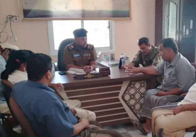 اجتماع أمني لبحث سبل تثبيت في أحياء شرق المكلا