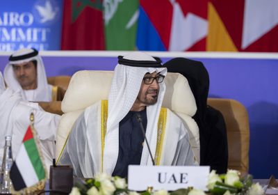 الشيخ محمد بن زايد: الإمارات تعمل على ضمان ممرات آمنة لدعم قطاع غزة