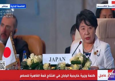 اليابان: نتعاون مع مصر والمنظمات الدولية لتقديم المساعدات لغزة