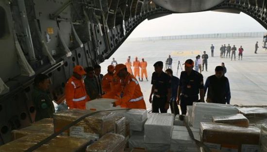 الهند ترسل طائرة مساعدات إنسانية إلى غزة