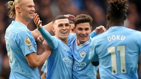    بثلاثية.. مانشستر سيتي يهزم يانغ بويز بدوري الأبطال