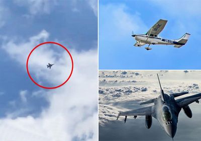 مقاتلات أمريكية تعترض طائرة مدنية حلقت فوق منزل بايدن