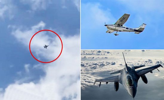 مقاتلات أمريكية تعترض طائرة مدنية حلقت فوق منزل بايدن