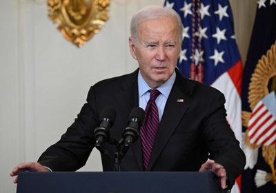 امرأة تقاطع كلمة لبايدن مطالبة بوقف إطلاق النار في غزة