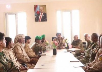 قائد حزام سقطرى يبحث سبل تحسن المنظومة الأمنية