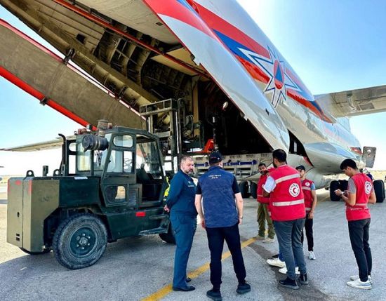 تمهيدا لإرسالها إلى غزة.. وصول طائرتي مساعدات روسية لمصر