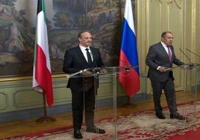 وزير الخارجية الروسي يبحث مع نظيره الكويتي الأوضاع في غزة