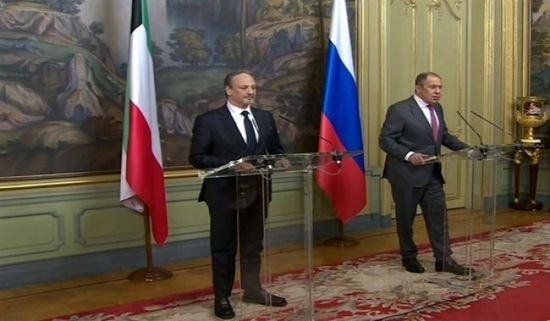 وزير الخارجية الروسي يبحث مع نظيره الكويتي الأوضاع في غزة