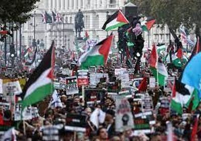 تظاهرة مؤيدة لفلسطين في واشنطن