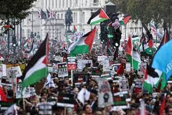 تظاهرة مؤيدة لفلسطين في واشنطن