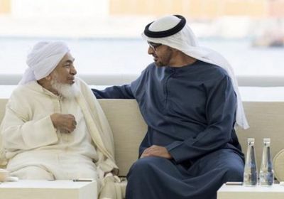 محمد بن زايد يستقبل المشاركين بالقمة العالمية لقادة الأديان في قصر البحر