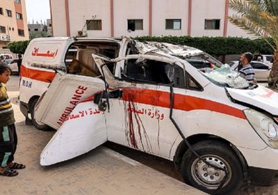 الهلال الأحمر الفلسطيني: 7 سيارات إسعاف فقط تعمل في قطاع غزة