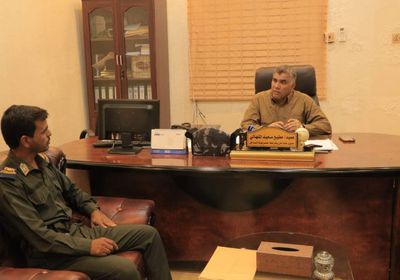 العميد المنهالي يطمئن على الوضع الأمني بغيل بن يمين