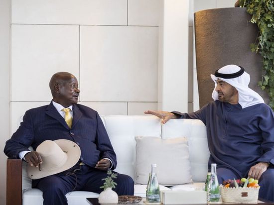 محمد بن زايد والرئيس الأوغندي يبحثان التعاون المشترك بين البلدين