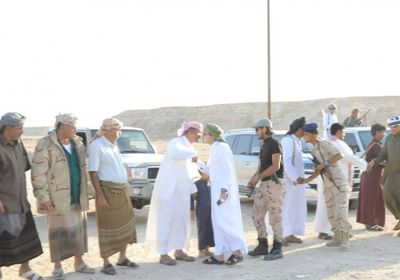 رئيس انتقالي المهرة يتفقد أوضاع مديرية شحن