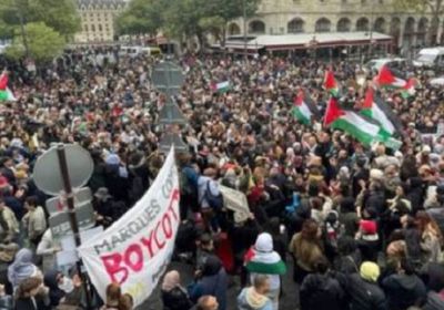    مسيرات حاشدة بفرنسا تدعم فلسطين