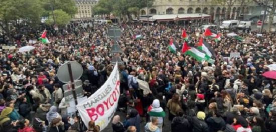    مسيرات حاشدة بفرنسا تدعم فلسطين
