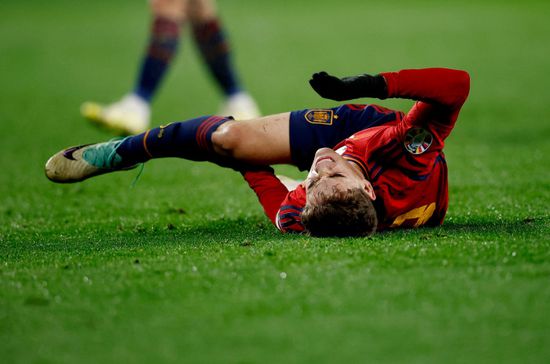 طبيعة إصابة لاعب منتخب إسبانيا "غافي"