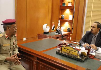 محافظ حضرموت وقائد "العسكرية الثانية" يبحثان احتياجات "النخبة"