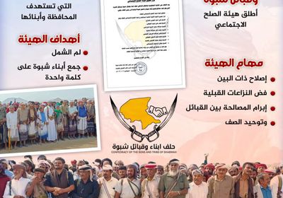 شبوة تنبذ الفرقة (إنفوجراف)