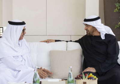 رئيس الإمارات يستقبل وزير خارجية البحرين في قصر الشاطئ