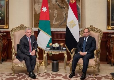 الرئيس المصري وعاهل الأردن يرفضان سياسة تجويع الفلسطينيين