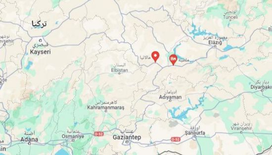 زلزال بقوة 5.2 درجة يضرب جنوب شرقي تركيا