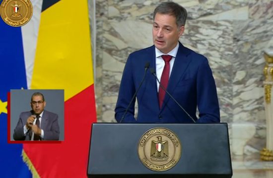 رئيس الوزراء البلجيكي يدعو لوقف دائم لإطلاق النار في غزة