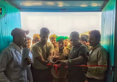 افتتاح الوحدة الطبية الجديدة بمقر حزام عدن في خورمكسر