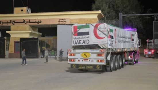 مساعدات غذائية إماراتية جديدة إلى قطاع غزة