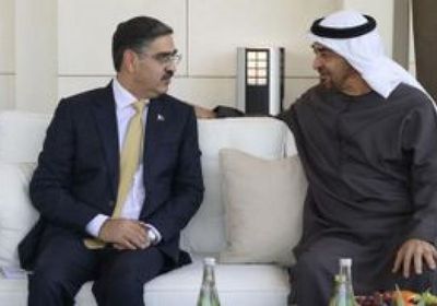 رئيس الإمارات يبحث مع رئيس وزراء باكستان الأزمة الإنسانية في غزة