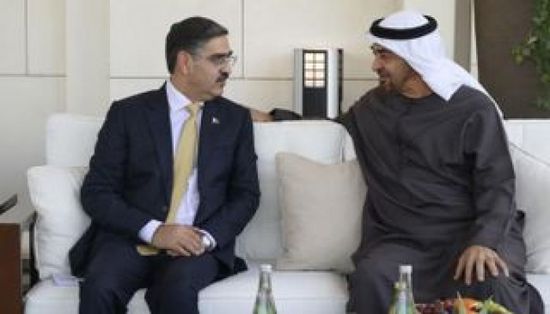 رئيس الإمارات يبحث مع رئيس وزراء باكستان الأزمة الإنسانية في غزة