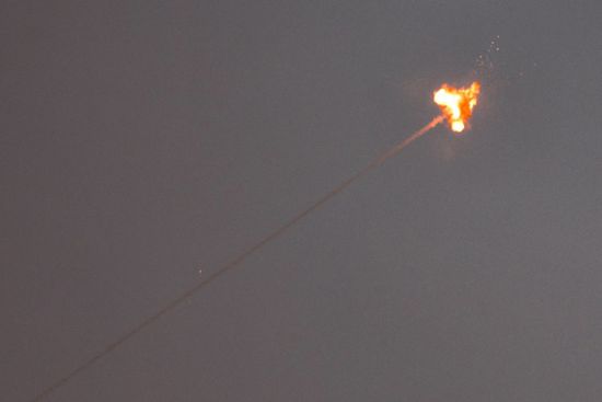 الجيش الإسرائيلي يعترض صاروخا أُطلق من غزة