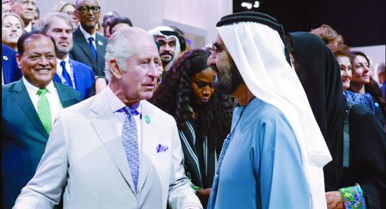 محمد بن راشد وتشارلز الثالث يبحثان تعزيز الجهود لتحقيق الحياد المناخي