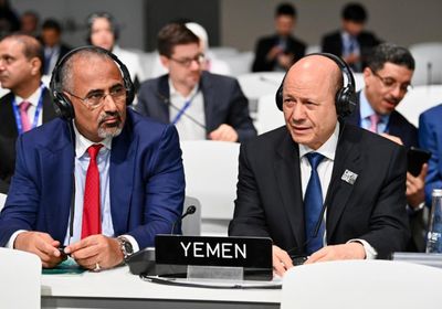 الرئيس الزُبيدي والعليمي يجريان مباحثات مع الشركاء في "كوب 28"