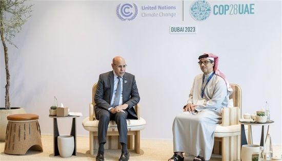 منصور بن زايد يبحث مع الرئيس الموريتاني العلاقات الثنائية