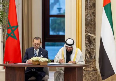 رئيس الإمارات وملك المغرب يوقعان إعلاناً نحو شراكة مبتكرة وراسخة
