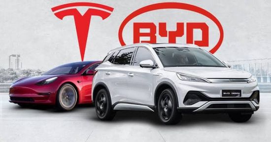 تسلا تتراجع في السوق الصيني و"بي واي دي" تواصل النمو