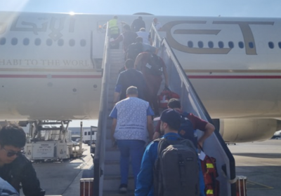 تنفيذاً لتوجيهات رئيس الإمارات.. الدفعة الخامسة من جرحى غزة تصل أبوظبي