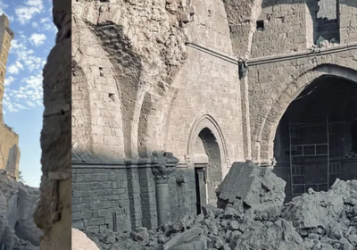 حماس تتهم إسرائيل بتدمير أقدم مسجد في غزة