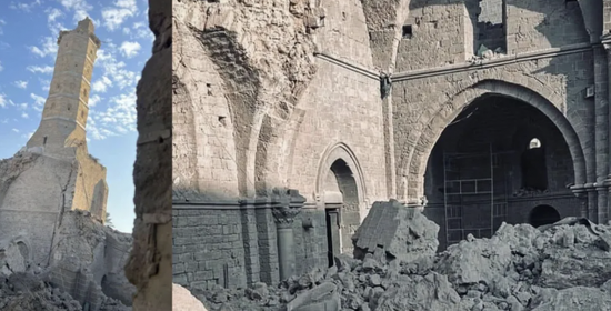 حماس تتهم إسرائيل بتدمير أقدم مسجد في غزة