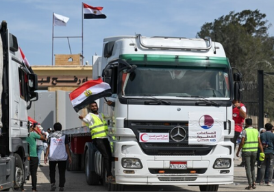 الهلال الأحمر المصري: المساعدات الموجهة إلى غزة لا تصل بالسرعة الكافية