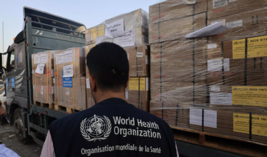 تيدروس أدهانوم: شاحنة تابعة للصحة العالمية تتعرض لإطلاق نار في غزة