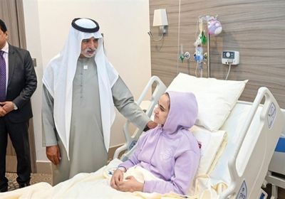 نهيان بن مبارك يزور الأطفال الفلسطينيين وذويهم في مستشفيات الإمارات
