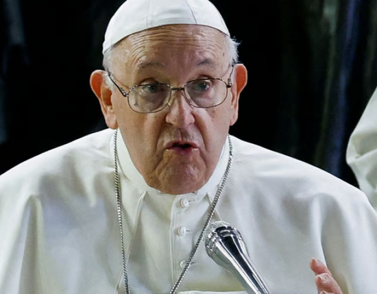 مجددًا.. بابا الفاتيكان يدعو لوقف فوري لإطلاق النار في غزة