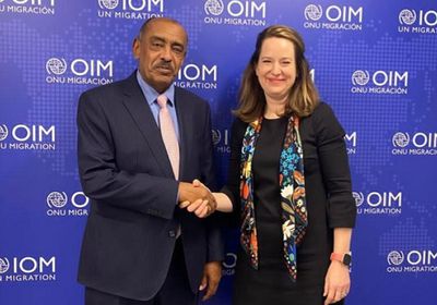وزير الخارجية السوداني يلتقي المديرة العامة لمنظمة الهجرة الدولية في جنيف