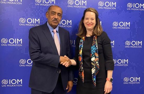 وزير الخارجية السوداني يلتقي المديرة العامة لمنظمة الهجرة الدولية في جنيف