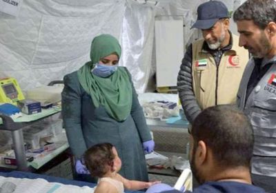 وفد إماراتي يزور المستشفى الميداني في قطاع غزة