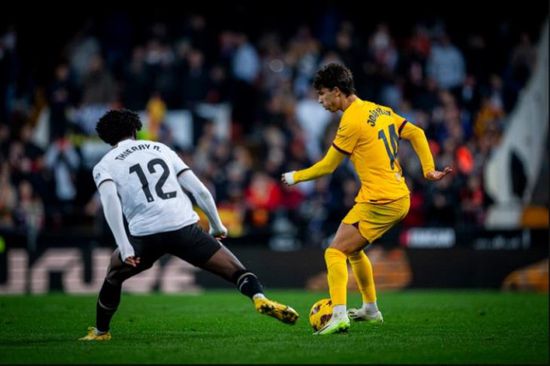 برشلونة يتعثر أمام فالنسيا بالدوري الإسباني